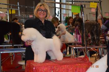 véronique et son bichon