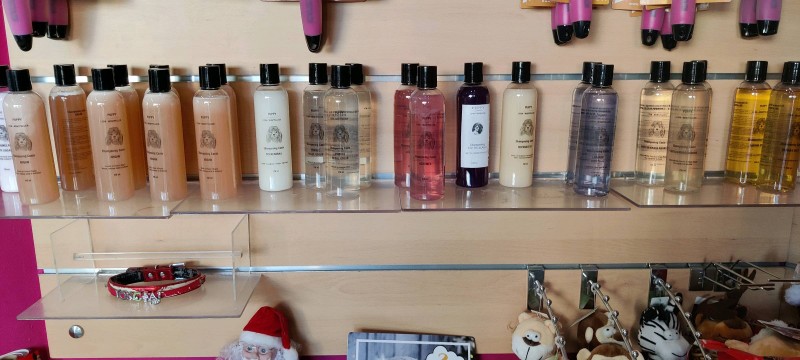 Gamme de shampoing spécialisé pour chien à poils longs et soyeux type cocker ou Yorkshire