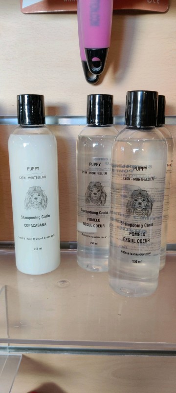Gamme de shampoing spécialisé pour chien à poils longs et soyeux type cocker ou Yorkshire